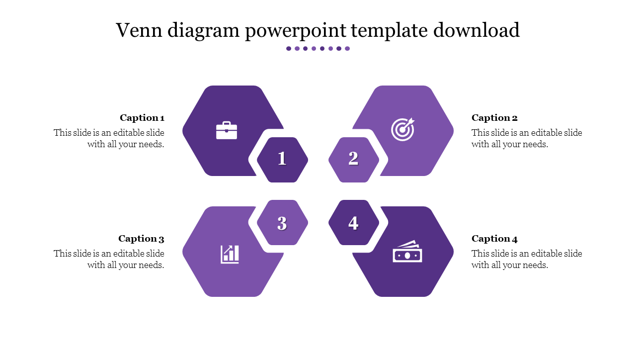 Free - Creative Venn Diagram PowerPoint Template Download